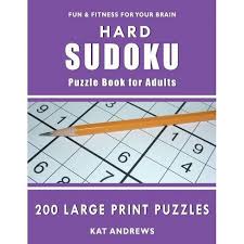 200 difficult sudoku puzzles (volume 1) by djape paperback. Hard Sudoku Puzzle Book For Adults Large Print By Puzzle Books Plus Kat Andrews Paperback Target