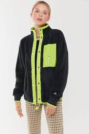 Champion Uo Exclusive Sherpa Coach Jacket Coach Jacket Jackets Women S Coats Jackets