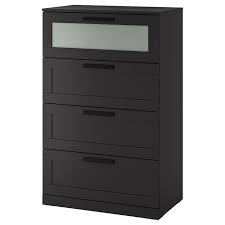 Or maybe you d prefer a modular chest of drawers that can be assembled with. Brimnes 4 Drawer Dresser Black Frosted Glass 303 4x487 8 78x124 Cm Ikea