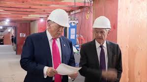 Donald Trump and Jay Powell spar as US president visits Federal Reserve