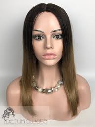 Profesjonalna peruka syntetyczna, model Edith, long bob, part lace, sombre  Peruki Świata