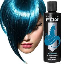 Style Arctic Fox Semi Permanent Hair Dye In Aquamarine Blue 100 Vegan And Cruelty Free Size 4oz 118ml Colo Semi Permanent Hair Dye Permanent Hair Dye Dyed Hair