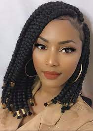 40 Box Braids Protective Styles On Natural Hair With Full Guide Coils And Glory Braided Hairstyles Hair Styles Box Braids Styling