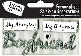 This is a great card for guys and also an easy card layout to use with other stamps and designer papers. Make It Personal Caption Topper Boyfriend Silver Express Yourself Diy
