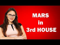 mars in third house in the birth chart