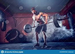 Man Naked Torso Doing Deadlift Gym Stock Photos - Free & Royalty-Free Stock  Photos from Dreamstime