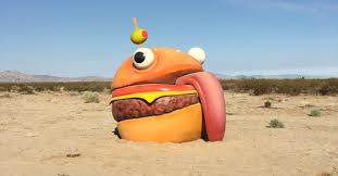 This part of the challenge is located on a hill just south of the block. Fortnite Mystery Durr Burger Appears In California Desert