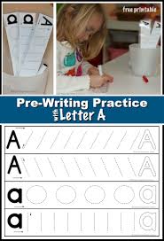 She never talks to anyone about her problems. Preschool Prewriting Practice With Letter A Where Imagination Grows