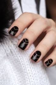 25 Photos To Show You That Black Nail Polish Is Dark Yet Chic Really short nails look better with lighter more neutral colors on them.