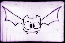 Draw a few curves to get a beard. How To Draw A Cute Cartoon Bat Easy Step By Step Tutorial Feltmagnet