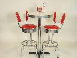 Retro Pub Table In Red Pub Table Sets Retro Chair Pub Table And Chairs