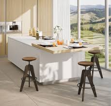 A kitchen island or smaller kitchen cart can offer some additional counter and storage space and give your kitchen a fresh new look. Snack Top Slide Out Countertop Revolutionises The Concept Of The Kitchen Unit It Uses A Slide In 2020 With Images Kitchen Island Countertop Kitchen Countertops Island Countertops