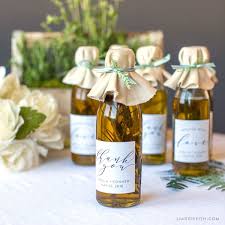 Diy Infused Olive Oil Wedding Favors Weddingfavorsoliveoil Olive Oil Wedding Favors Candy Wedding Favors Personalized Wedding Favors