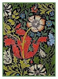 Details About William Morris Compton Flower Design Counted Cross Stitch Chart Pattern