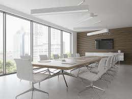 Interior Of Reception And Meeting Room 3d Illustration Meeting Room Design Conference Room Design Office Interior Design