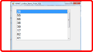 Vb Net How To Fill Listbox From Sql Server Database Using Visual Basic Net With Source Code Youtube