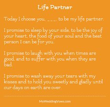 When You Cry Id Wipe Away All Of Your Tears Life Partner Wedding Vows Quotes Life Partners Best Wedding Vows