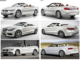 Bmw 4 Series Convertible Vs Mercedes Benz E Class Vs Audi A5 Convertible Audi A5 Convertible Bmw Audi