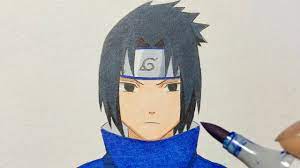 Use either 2b or 4b grade of graphite pencil. How To Draw Sasuke Uchiha Easy Naruto Shippuden Youtube