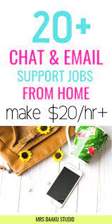 Best Work From Home Chat Jobs Email Support Jobs From Home 2020 Work From Home Tips Job Customer Service Jobs