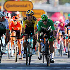 Podľa odborníkov patrí medzi najväčšie talenty svetovej cyklistiky v súčasnosti. Tour De France Peter Sagan Hit With Penalty As Caleb Ewan Wins Stage 11 Tour De France 2020 The Guardian