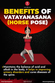 Star yoga pose (utthita tadasana) is a beneficial way to tone your body. Vatayanasana Horse Pose Steps Benefits 7pranayama Com Yoga Facts Yoga Education How To Do Yoga