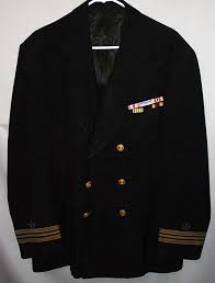 Wwii Us Maritime Service Vintage Merchant Marine Officers Xl Wool Dress Uniform Merchant Marine Marine Officer Wool Dress
