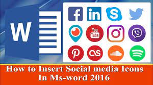Free vector icons in svg, psd, png, eps and icon font. How To Insert Social Media Icons In Resume Ms Word 2016 Tutorials Youtube