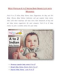 Search through our indian names for boys starting with a list and pick a name for your baby. Babynamescollection S Presentations On Slideserve