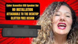 Amazon.com: Cyber Acoustics USB Speaker Bar (CA-2890)