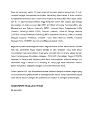 Sistem pendidikan di zaman penjajahan inggeris di tanah melayu telah memberi kesan dalam mewujudkan polarisasi kaum di tanah melayu. Kementerian Pengajian Tinggi On Twitter Kenyataan Media Universiti Penyelidikan Di Malaysia Kini Dalam Kelompok 200 Terbaik Di Dunia Qsworlduniversityrankings Kitajagakita Kitamestimenang Https T Co Myvs4eeu3d