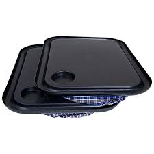 Oval wooden tray with metal handle coffee table tray kitchen or dining accessory. Smash Handy Table Set Of 2 Big W