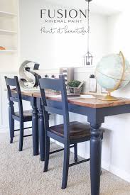 Midnight Blue Refurbished Kitchen Tables Repurposed Kitchen Diy Kitchen Table