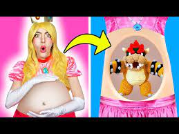 Princess Peach PREGNANT with BOWSER'S BABY!? (SUPER MARIO BROS MOVIE in  REAL LIFE) - YouTube