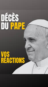 Le pape François s’est éteint ce lundi 21 avril ✝️. Une figure majeure de  l’Église catholique disparaît, laissant une empreinte forte par ses prises  de position, son humilité et sa proximité avec les ...