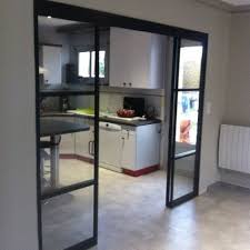 Verriere A Double Porte Coulissante Porte Coulissante Porte Coulissante Galandage Portes Vitrees Interieures