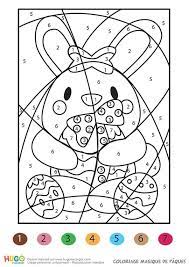 coloriage magique un lapin pour p acirc ques ninjago lire livre d&#x00027;images