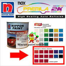 Cat asal negeri sakura sendiri merupakan perusahaan cat pertama yang berdiri pada tahun 1881 dan menjadi pelopor industri cat di. 1l 1 Liter Nippon Paint Automotive Refinish 1 Liter Cat Kereta Nippon A Wpc Shopee Malaysia