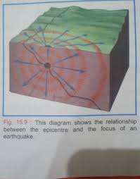 The diagram shows a method used to locate the epicenter of the earthquake where is the epicenter of the earth… get the answers you need, now! Show The Epicentre Focus And The Primary Secondary And Surface Waves Of An Earthquake With The Brainly In