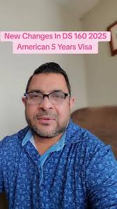 New Changes in DS 160 American 5 Years Visa