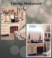 Pin By Ashley Vang On Makeup Storage Ideas Diy Makeup Vanity Vanity Makeover Vanity