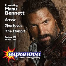 Supa-Star Manu Bennett is...