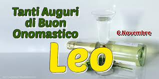 Cartoline Con Nome Leo Di Onomastico Cartolineconnomi Com