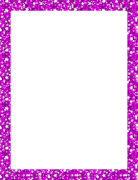 Purple Glitter Border Page Borders Borders For Paper Clip Art