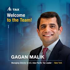 Very excited to welcome Gagan Malik to Alvarez & Marsal #Tax as our newest  Managing Director in New York, where he'll lead the connectivity across the  incredibly important U.S.