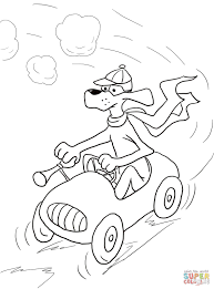 Dog Drives A Car Dog Coloring Page Cars Coloring Pages Coloring Pages