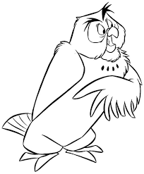 He was not based on a stuffed toy, so in the illustrations, he looks more like a live animal. Owl Winnie The Pooh Colouring Pages Page 3 Coloring Home