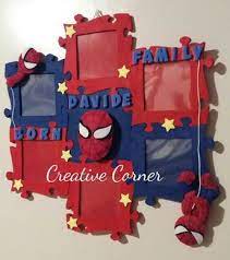Cornice Puzzle Spiderman Spiderman Craft Crafts School Diy