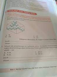 Permukaan kubus besar lalu dicat. Banyaknya Kubus Satuan Yang Masih Diperlukan Untuk Memenuhi Kotak Pada Gambar Di Bawah Ini Adalah Brainly Co Id