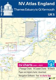 nv chart atlas uk5 thames estuary to great yarmouth todd